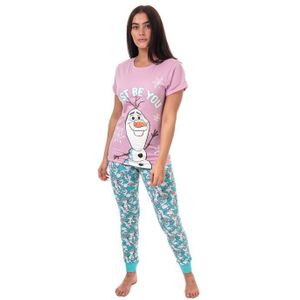 Disney Frozen Pyjama Voor Dames, Paars - Maat 38