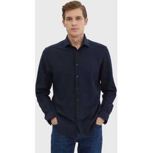 Chemise décontractée tricotée à rayures 100 % coton
