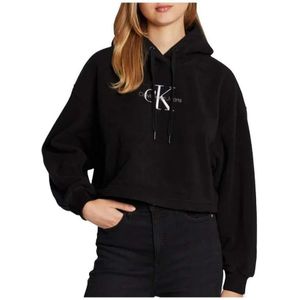 Sweatshirt Calvin Klein Dames Zwart Relaxed Fit - Maat S