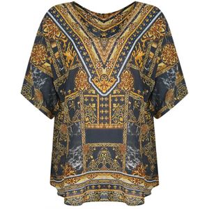 Inoa Verona 1915 Multicoloured Silk Fish Top - Maat 38