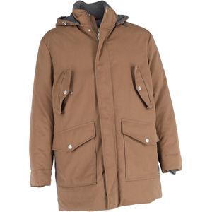 Brunello Cucinelli Hooded Jacket in Bruine Katoen