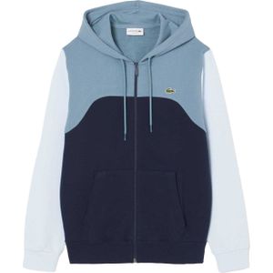 Lacoste Heren Colour Block Full Zip Hoodie (Marine)
