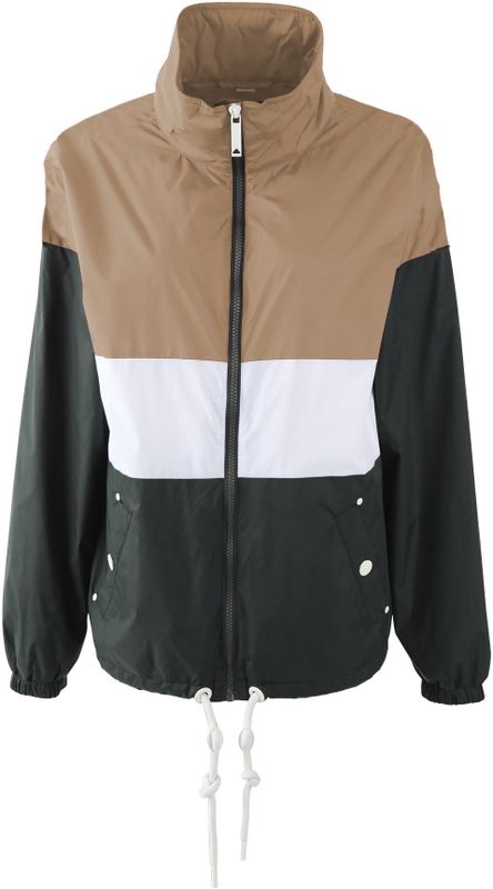 Dreimaster - Windbreaker Boundry - Dames - Donker Zand Olijf - Zomerjack