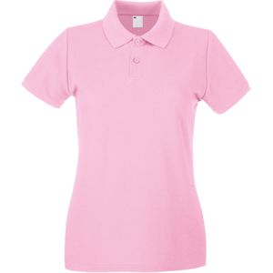 Fruit of the Loom Dames/Dames Lady Fit Poloshirt met korte mouwen (Baby Roze)