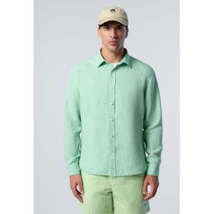 North Sails - Overhemd - Linnen - Met Geborduurd Logo