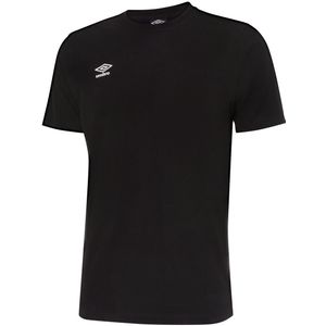 Umbro Heren Pro Taped T-shirt (Zwart)