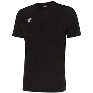 Umbro Heren Pro Taped T-shirt (Zwart)