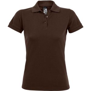 SOLS Dames/dames Prime Pique Polo Shirt (Chocolade)