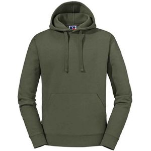 Russell Heren Authentieke Hoodie (Olijfgroen)