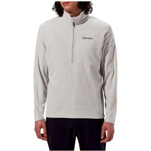 Heren Berghaus Ryten Half Zip Fleece Top in Lichtgrijs