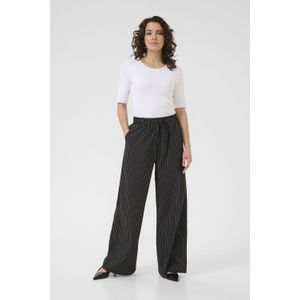 KAFFE - Eliana - Pantalon - Wijde Snit - Casual - Gestreept