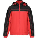 Mo - Jas - Rood Zwart - Heren - Met Capuchon - Stijlvol Ontwerp