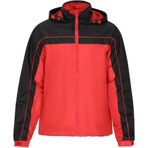 Mo - Jas - Rood Zwart - Heren - Met Capuchon - Stijlvol Ontwerp