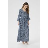 Jurk - A-shape - Zwart Blauw