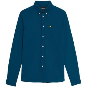 Lyle & Scott Effen heren overhemd Oxford (Marine)
