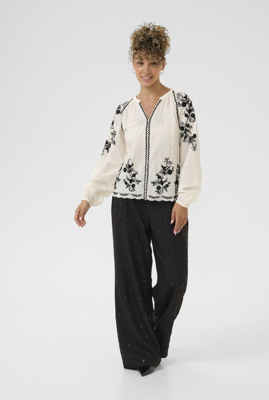 Blouse met lange mouwen CRSarah Blouse met lange mouwen Regular fit white