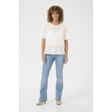 Blouse met korte mouwen Regular fit Snow White