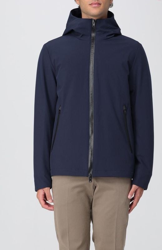 Woolrich - Tech Softshell Pacific Jas - Blauw - Heren - Polyester