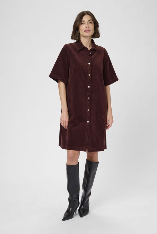 CULTURE - Blousejurk - Chocoladebruin - Baela Klay