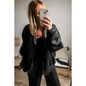 Fleece Trainingsjack met Rits