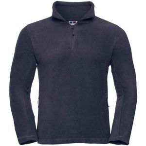 Russell Heren Ritssluiting Outdoor Fleece Top (Franse marine)