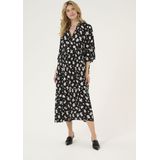 Kaffe - Jurk 'Karina' - Zwart/Wit - Tuniekjurk