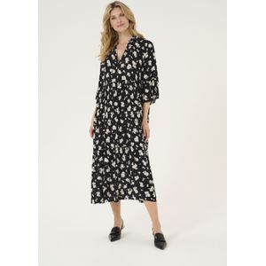 Kaffe - Jurk 'Karina' - Zwart/Wit - Tuniekjurk