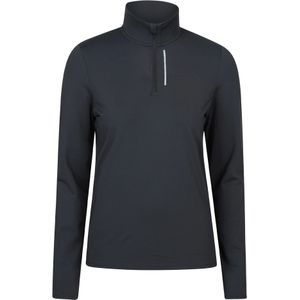 Mountain Warehouse Dames/Dames React Quarter Zip Midlayer (Zwart)