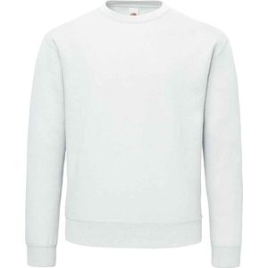 Fruit of the Loom Heren Supercotton Effen Sweatshirt (Wit)