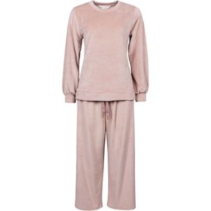 Dames Winter Loungewear Comfortabele Set | Zielverwarmende Thermo Roze Pyjama Set