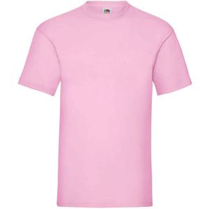 Fruit of the Loom Heren Valueweight T-Shirt (Lichtroze)