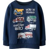 Name It - NMMORSON TONKA NREG SWEAT - Sweatshirt - Navy Blazer - Lange Mouwen