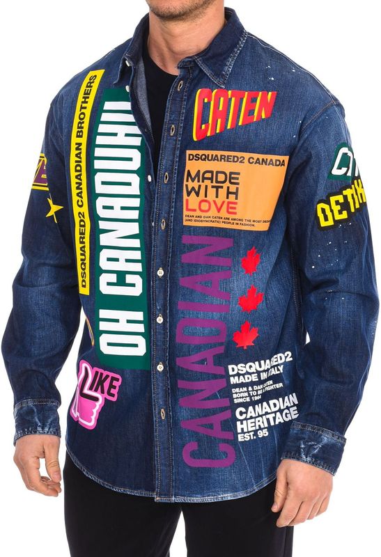 Dsquared 2 - Denim Overhemd - Multicolor - Katoen