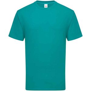 Fruit Of The Loom Heren Ringgesponnen Premium T-Shirt (Ocean Teal)