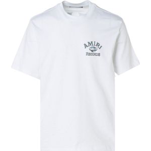 Amiri Global Records-logo wit T-shirt