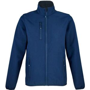 SOLS Dames/Dames Falcon Softshell Gerecyclede Soft Shell Jas (Afgrond Blauw) - Maat S