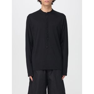 Langarm Henley Shirt