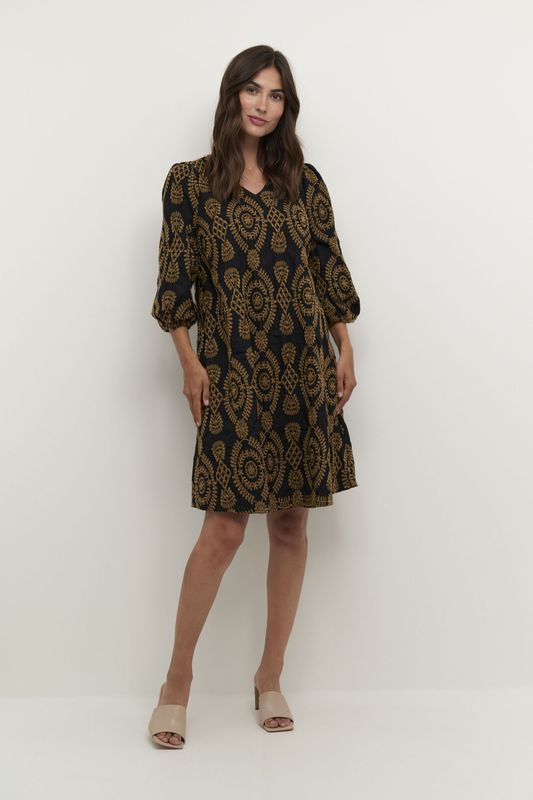 CULTURE - Tia - Damesjurk - Elegante Snit - Diepe V-hals