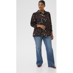 Kaffe Curve - Blouse - Donkerrood