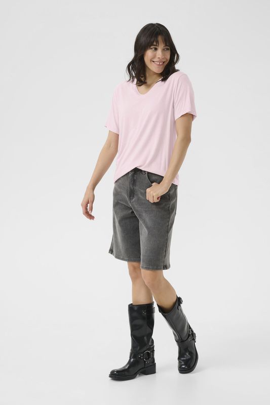 T-shirt - KAfrida - Regular Fit - Pink