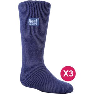Heat Holders - Set van 3 thermo wintersokken voor kinderen - Diepblauw