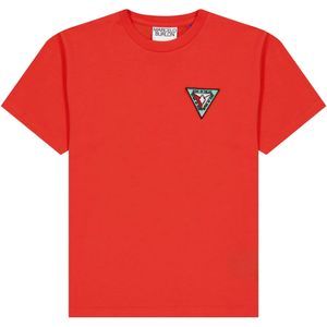 Marcelo Burlon Kinder/Kinder Patch T-shirt (Rood)