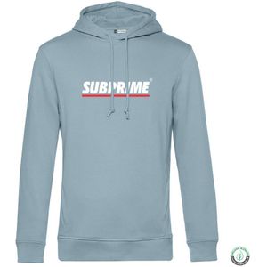 Subprime Hoodies Hoodie Stripe Sky Blue Blauw - Maat 2XL