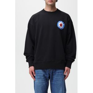 Bloemenpatch Sweatshirt met Ronde Hals