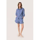Soaked in Luxury - Blauw - Blouse - Denim