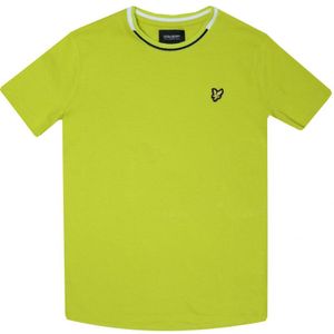 Boy's Lyle And Scott Tipped Sulphar T-Shirt in Sulfur
