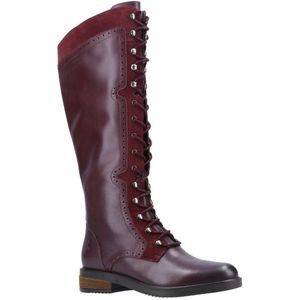 Hush Puppies Dames/dames Rudy Lace Up Long Leather Boot (BourgondiÃ«)