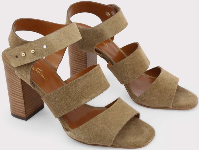 Made in Italia - Sandalen Teresa - Bruin - Leer