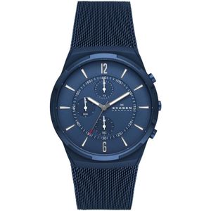 Skagen Melbye Chronograph herenhorloge Blauw SKW6803