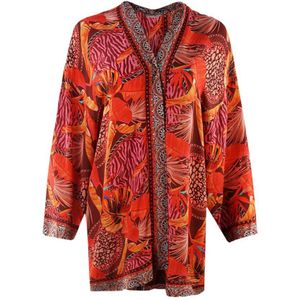 Inoa Congo Rainforest 1202115 Red Short Kimono